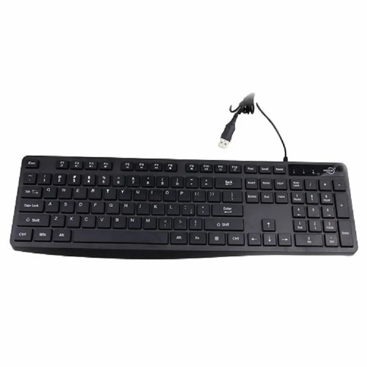 Black and White Wireless Keyboard